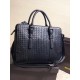 B@ bring you unprecedented challenges, is a new full soul and personality, top original fetal cowhide men's pop-up briefcase, black fashion elements, size 39308