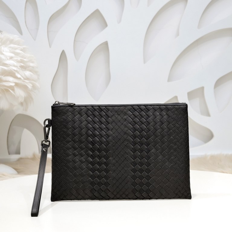 BV-latest men's clutch bag   original quality official synchronization using the top waxed tire cowhide feel awesome counter original hardware unique design style perfect to the extreme details of the workmanship exquisi