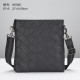 Model 608C Upgrade Bottega Veneta latest BV counter men's crossbody shoulder bag official synchronization using top waxed tires leather feel soft and comfortable awesome counter original hardware special lining size 27x3