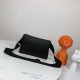 [BV original single waxed tire cowhide double bag bag] 2022 counter new! Graphite black, divided into two, 2 handbags assembled into a crossbody bag, free combination, practical and simple generous   size 26x17x7cm, sing