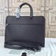 Pure Tire Cow Black Briefcase 40.5x29x6