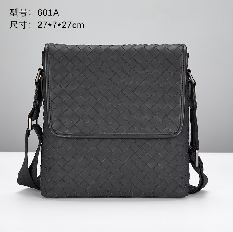 Model 601A Upgrade Bottega Veneta latest BV counter men's crossbody shoulder bag official website synchronization using top waxed tires leather feel soft and comfortable awesome counter original hardware special lining s