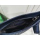 BV waxed tire leather crossbody bag] dark blue, size 26x27x4cm, counter models, original quality, three sides without seams!