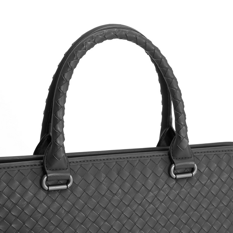 Model711 Upgrade Bottega Veneta latest BV briefcase official website synchronization Using the top waxed tire cowhide leather feel soft and comfortable awesome counter original steel hardware dedicated lining Size38x7x30