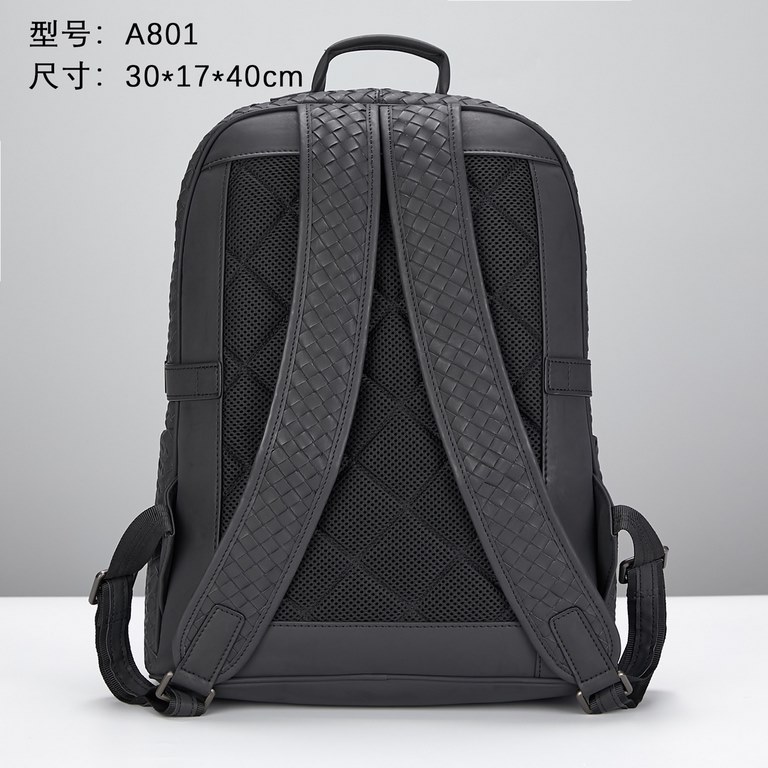 Model 801 upgraded version Bottega Veneta latest models BV counter backpack official website synchronization Using the top waxed tire cowhide feel soft and comfortable awesome counter original tungsten steel hardware spe