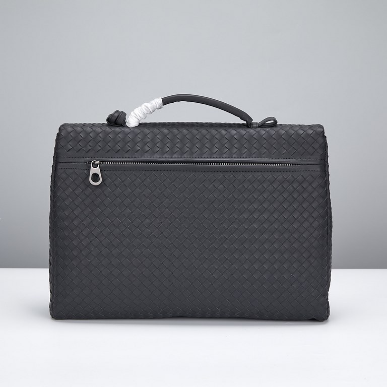 Model720 Upgrade Bottega Veneta latest BV counter men's briefcase official website synchronization using the top waxed tire leather feel soft and comfortable awesome counter original hardware special lining size38x26x10c