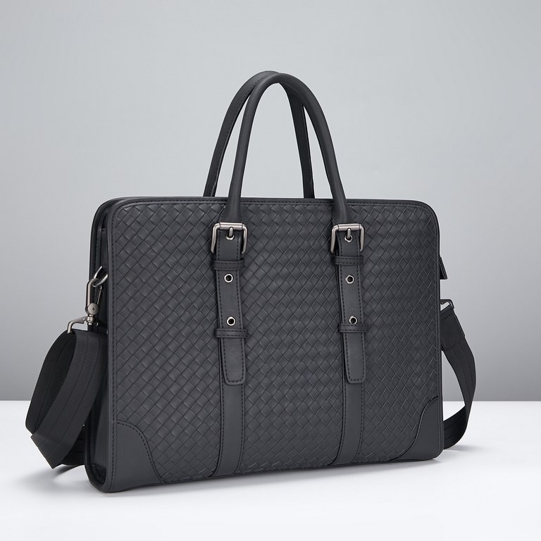 Model713 Upgrade Bottega Veneta latest BV counter men's briefcase official website synchronization using the top waxed tires leather feel soft and comfortable awesome counter original hardware special lining size39x28x9c