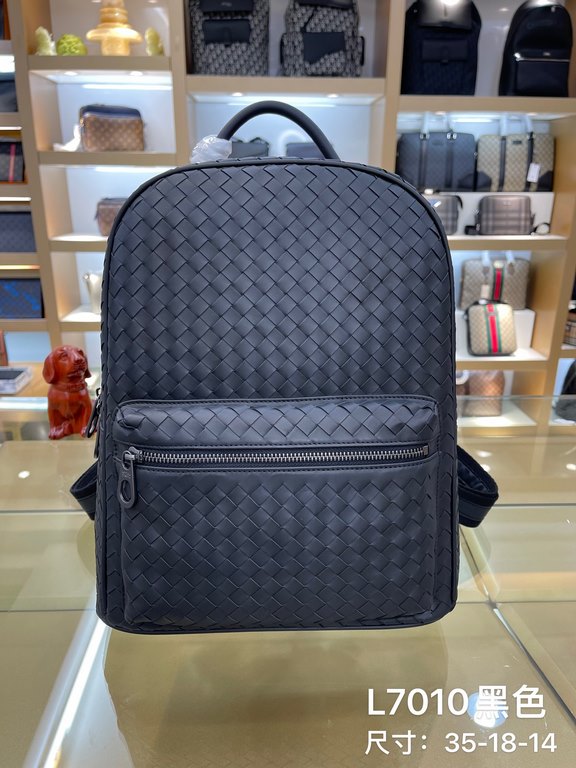 Original official website model L7010# top original single goods BV counter shoulder backpack, head layer fetal cowhide, high-end atmosphere, fashionable and tasteful, with smooth zipper, Italian calf leather, soft and c