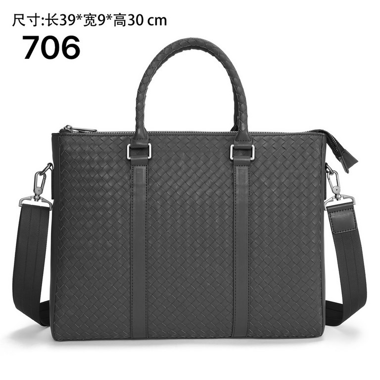 Model 706 double pull upgraded version Bottega Veneta latest models BV briefcase official website synchronization using top waxed tire cowhide feel soft and comfortable awesome counter original steel hardware special lin