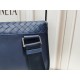 BV original single waxed tire cowhide crossbody chest bag] diamond blue, crossbody, chest bag two ways to carry. The same model as the counter! Original quality! 26x17x4cm