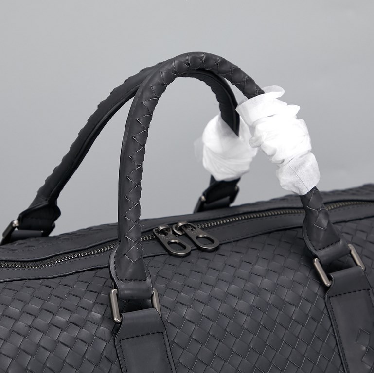 Model901 Upgrade Bottega Veneta latest BV counter travel bag official website synchronization Using the top waxed tires leather feel soft and comfortable awesome counter original tungsten steel hardware special lining Si