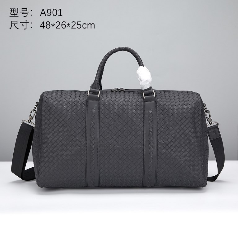 Model901 Upgrade Bottega Veneta latest BV counter travel bag official website synchronization Using the top waxed tires leather feel soft and comfortable awesome counter original tungsten steel hardware special lining Si