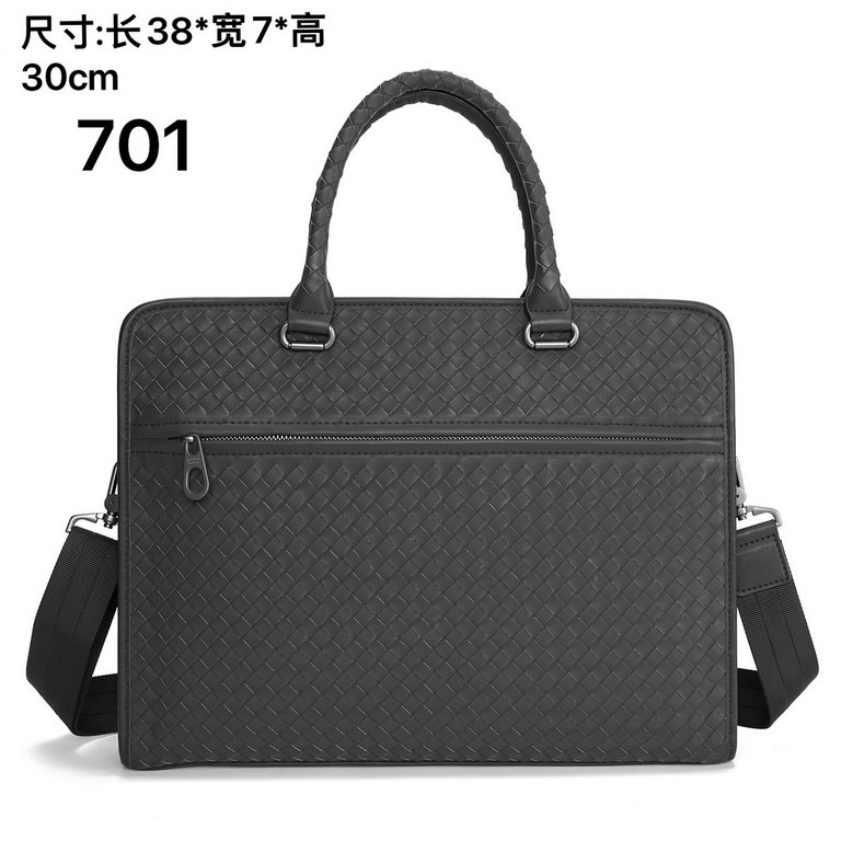 Model701 Upgrade Bottega Veneta latest BV briefcase official website synchronization Using the top waxed tires leather feel soft and comfortable awesome counter original steel hardware dedicated lining Size38x7x30cm