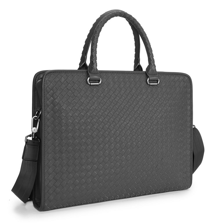 Model701 Upgrade Bottega Veneta latest BV briefcase official website synchronization Using the top waxed tires leather feel soft and comfortable awesome counter original steel hardware dedicated lining Size38x7x30cm