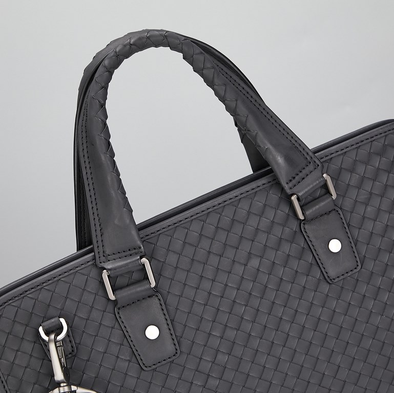 Model722 Upgrade Bottega Veneta latest BV briefcase official website synchronization using top waxed tire leather feel soft and comfortable awesome counter original steel hardware dedicated lining Size37x7x28cm