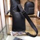 BV latest men's chest bag original single quality official synchronization using the top waxed tire cowhide feel awesome counter original hardware unique design style perfect to the extreme details of exquisite workmansh