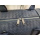 [BV Tire Cowhide Full Weave Travel Bag] Midnight Blue! New middle compartment    , original quality, counter models, space, practical, unisex models, size 49x25x28 (high) cm,