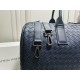 [BV Tire Cowhide Full Weave Travel Bag] Midnight Blue! New middle compartment    , original quality, counter models, space, practical, unisex models, size 49x25x28 (high) cm,