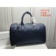 [BV Tire Cowhide Full Weave Travel Bag] Midnight Blue! New middle compartment    , original quality, counter models, space, practical, unisex models, size 49x25x28 (high) cm,