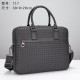 Model 717 upgraded Bottega Veneta latest BV briefcase official website synchronization using the top waxed tires cowhide feel soft and comfortable awesome counter original steel hardware dedicated lining Size 39x9x28cm