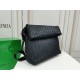 [BV Tire Cowhide Crossbody Bag] Full woven style! Counter models, original quality, size 28x23x10cm