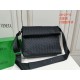 [BV Tire Cowhide Crossbody Bag] Full woven style! Counter models, original quality, size 28x23x10cm