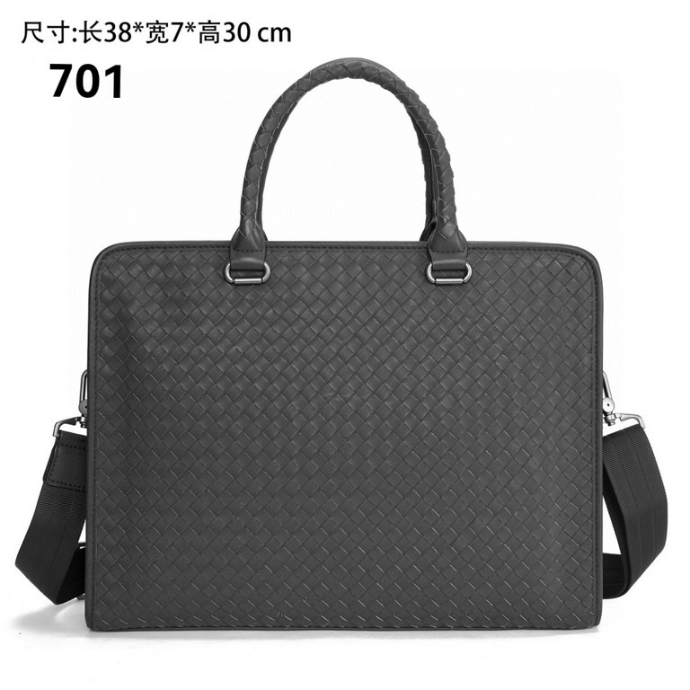 Model701 Upgrade Bottega Veneta latest BV briefcase official website synchronization using the top waxed tire cowhide feel soft and comfortable awesome counter original steel hardware special lining Size39x9x30cm