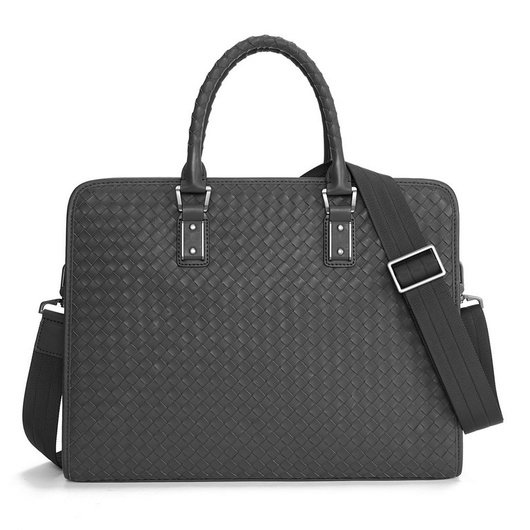 Model 708 Upgrade Bottega Veneta latest BV briefcase official website synchronization using top waxed tire leather feel soft and comfortable awesome counter original steel hardware dedicated lining Size 38x7x30cm