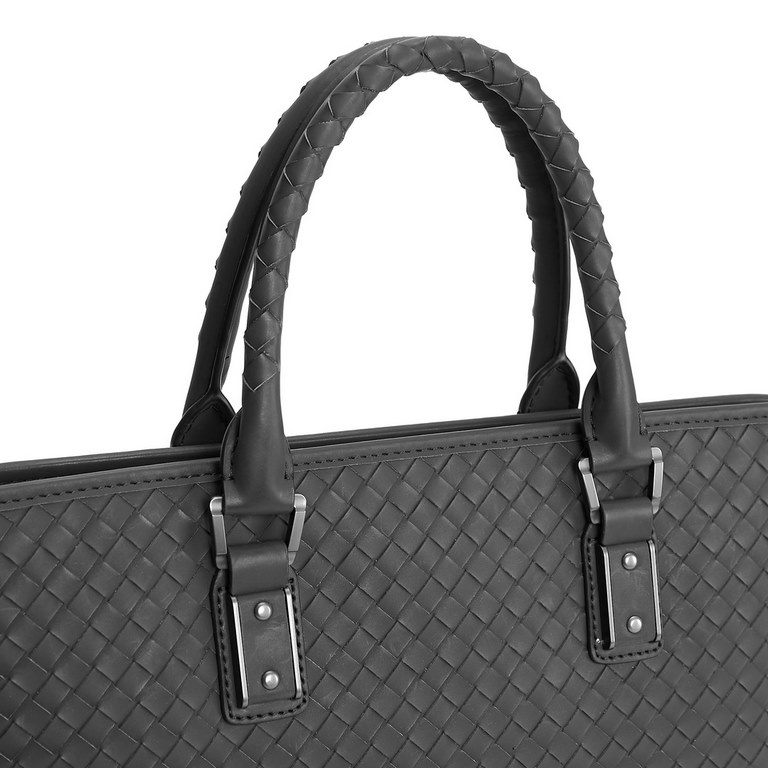 Model 708 Upgrade Bottega Veneta latest BV briefcase official website synchronization using top waxed tire leather feel soft and comfortable awesome counter original steel hardware dedicated lining Size 38x7x30cm