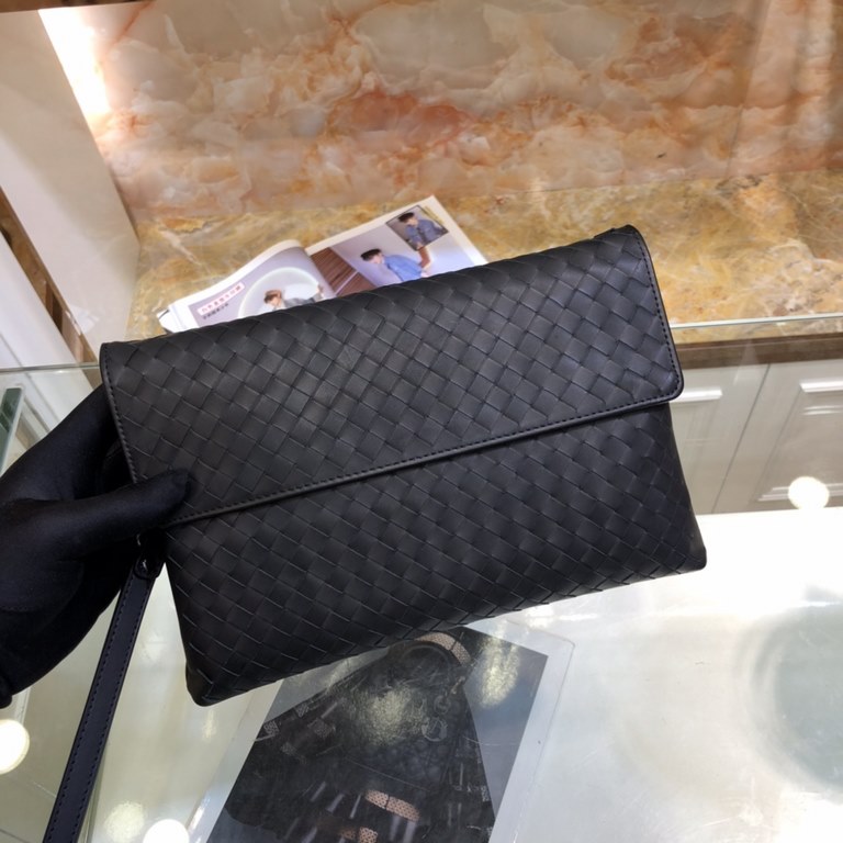 [With Box] BV Casual Clutch Bag   Made of imported waxed cowhide, the unique design style is perfect to the extreme! Let fashion become endless [strong] [strong] that texture and [victory] that handmade impeccable, uniqu