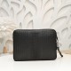 BV-Latest Men's Clutch Bag Original Quality Official Website Synchronization Using top grade waxed cowhide leather Feeling superb Counter Original Hardware Unique design style Perfectly perfect Detailed workmanship Atmos