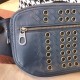 New Crafted Fort Studded Chest Bag   Urbandoc style with novel Micro-Macro crafted design with meticulous attention to detail, presenting a shapely lozenge-shaped intrecciato weave pattern. Crafted from supple cowhide le