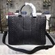 Men's Briefcase No logo as well known to the world Adhering to the tradition of handmade Tire cowhide leather seamless weaving Gunmetal color electrophoresis accessories   ♂Low-profile and practical Leather the more you 