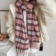 Burberry burberry counter grade classic cashmere plaid scarf! The true fragrance series must be recommended! Counter the latest quality, the current counter are replaced with pure handmade four corners sewing white label