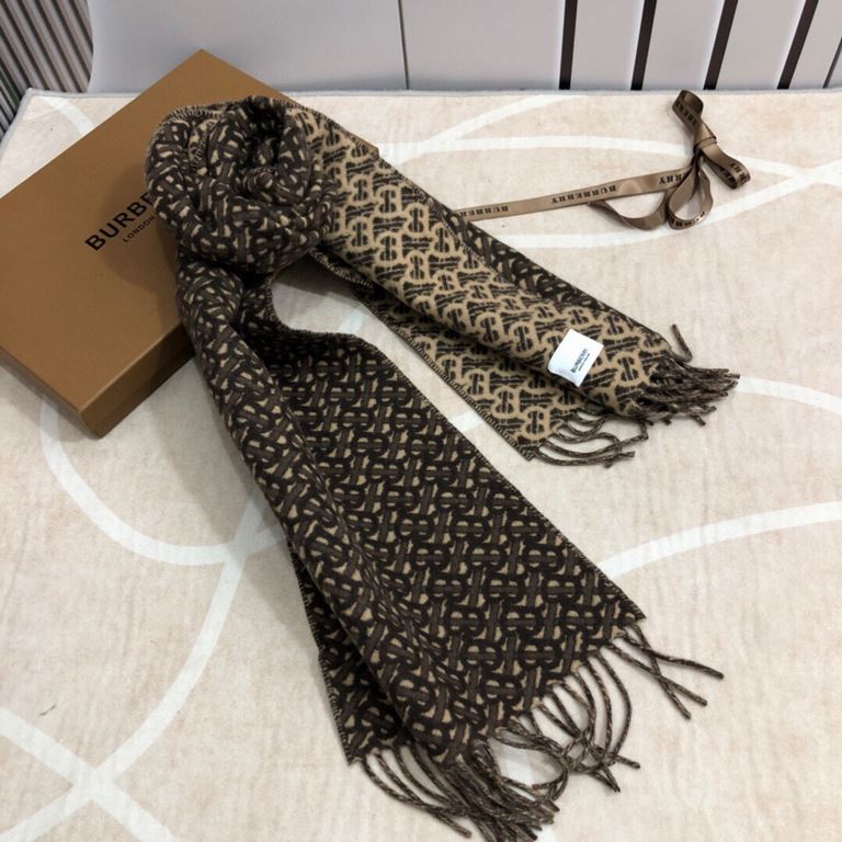 Burberry Burberry TB series cashmere scarf, unisex models, must must must must collect! The most fluffy quality pro mom price for the benefit of the earth, the extreme giant, the big B family hard goods   hallowed qualit