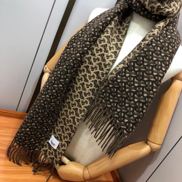 Burberry Burberry TB series cashmere scarf, unisex models, must must must must collect! The most fluffy quality pro mom price for the benefit of the earth, the extreme giant, the big B family hard goods   hallowed qualit