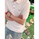 PRAD Prada 2023ss Classic Fashion Lapel Polo Shirt Short Sleeve Trading company channel orders, the official website synchronization on sale, in the overall style is still a continuation of the classical romantic Mediter