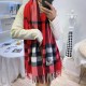 Burberry Classic Wide Plaid Burberry Blend Large Size Shawl Classic Plaid Shawl Ba baby's British style is permeated with a sense of royalty, elegant temperament to instantly enhance the degree of self-confidence! Plaid 