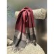 L V [Men's and Women's Scarves] Rage to keep it for yourself, a rare high-end men's style! Family benefits! Burberry very positive men's scarf ~ fabric big love, very soft and delicate comfortable, light water ripple! At