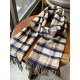 Burberry burberry counter grade classic cashmere plaid scarf! The true fragrance series must be recommended! Counter the latest quality, the current counter are replaced with pure handmade four corners sewing white label