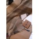 .Burberry [Welsh Check Large Shawl] Lightweight scarf crafted in Italy from checkered cashmere, adorned with a Prince of Wales check pattern on the reverse; embellished with tassel detailing at the edges.Product Details2