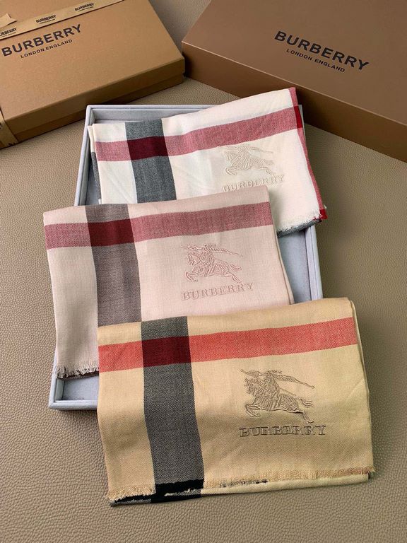 . B home. [Smokey Rose Pink] Forever chic  Burberry Classic Grid Thin Diamond Pattern Velvet Scarf ~ rare classic grid, such a grid really look every year feel good, this year is more retro chic style representative   Ve