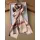 . B home. [Smokey Rose Pink] Forever chic  Burberry Classic Grid Thin Diamond Pattern Velvet Scarf ~ rare classic grid, such a grid really look every year feel good, this year is more retro chic style representative   Ve