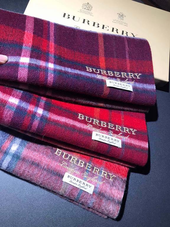 Burberry High-quality imported cashmere letters logo embroidered scarf surprise shelves Overseas counter latest men and women couples cashmere scarf domestic counter are not on the shelves from the style to the fabric ar