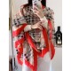 Will glow shiny scarf Burberry long scarf Dynamic and elegant urban styling accessories, soft touch. Classic Burberry floral pattern with plaid print, exquisite and gorgeous modeling embellishment, beautiful to the extre