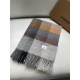 Burberry High-quality imported cashmere letters logo embroidered scarf surprise shelves Overseas counter latest men and women couples cashmere scarf domestic counter are not on the shelves from the style to the fabric ar