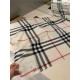 The original customized BURBERRY Autumn silk and wool light scarf has the smoothness of silk and the softness of wool, 100-count yarn color weaving technology, a hundred years of classic heritage, suitable for both men a