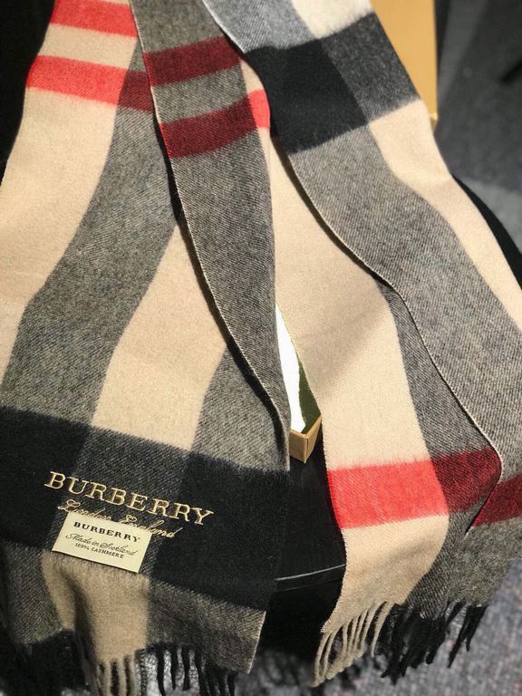 Price Burberry High-quality imported cashmere letters logo embroidered scarf surprise on the shelves of overseas counters latest men and women couple cashmere scarf domestic counters have not been on the shelves from the