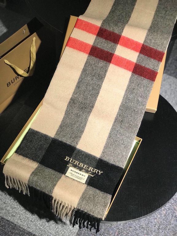 Price Burberry High-quality imported cashmere letters logo embroidered scarf surprise on the shelves of overseas counters latest men and women couple cashmere scarf domestic counters have not been on the shelves from the