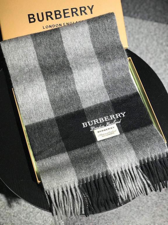 Price Burberry High-quality imported cashmere letters logo embroidered scarf surprise on the shelves of overseas counters latest men and women couple cashmere scarf domestic counters have not been on the shelves from the